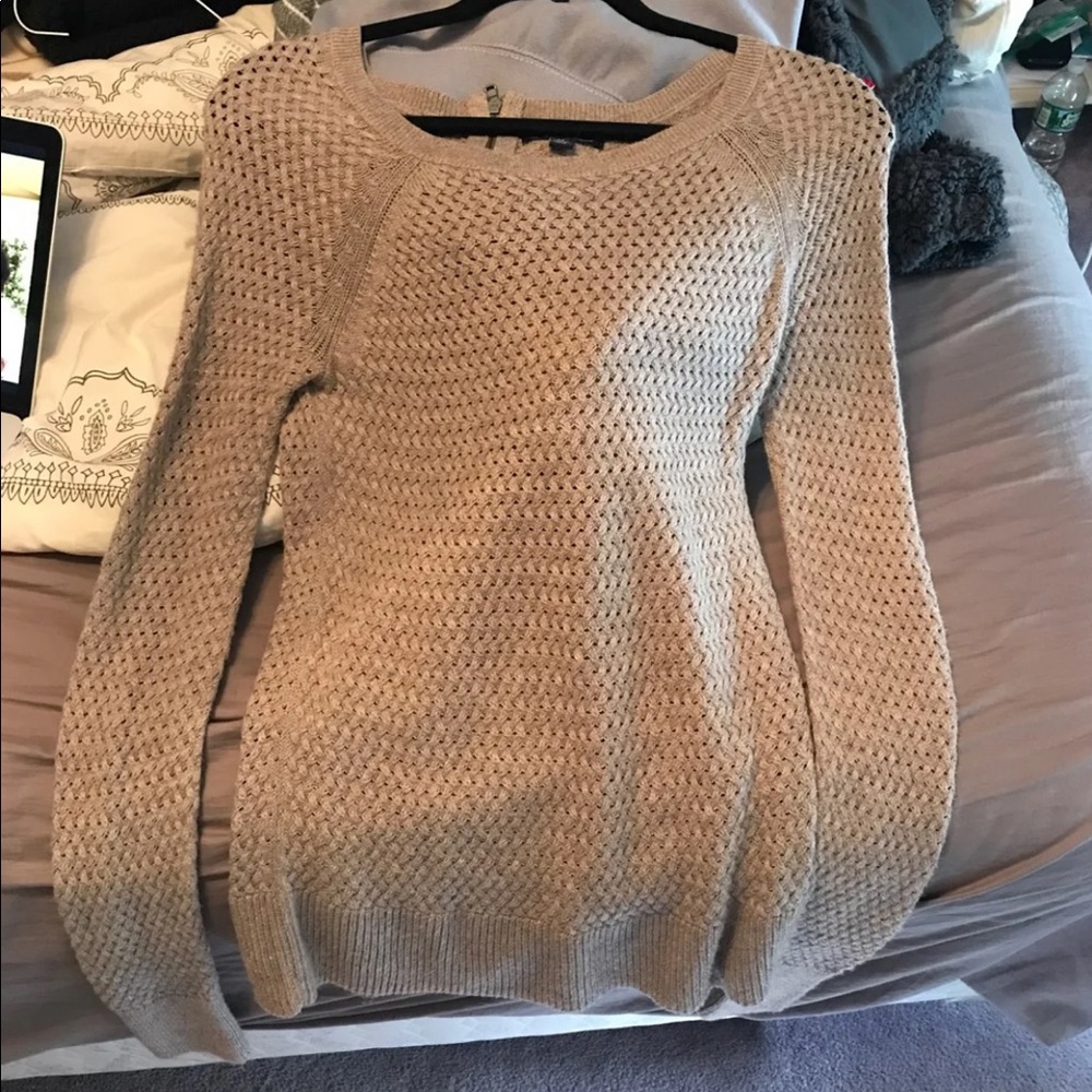 Tan / Brown American Eagle Sweater
